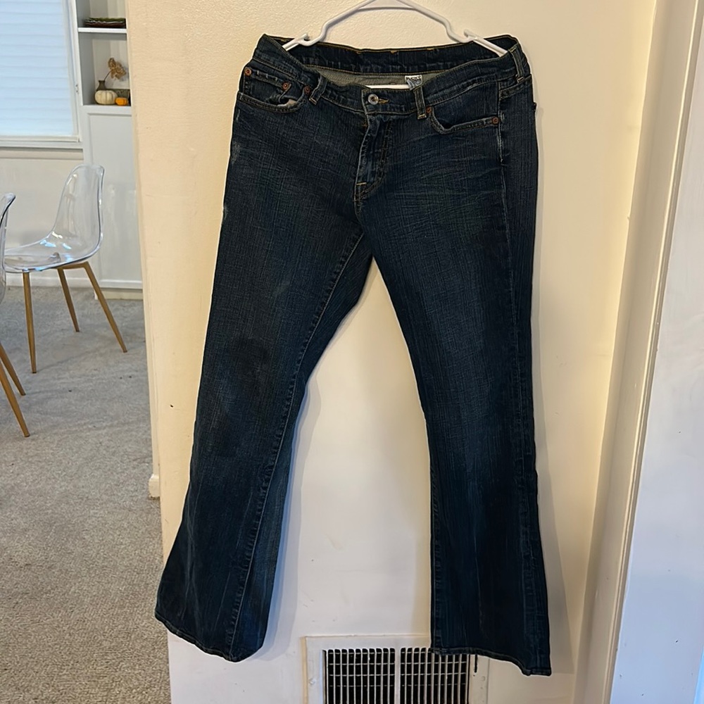 Y2K lucky bootcut jeans size 30